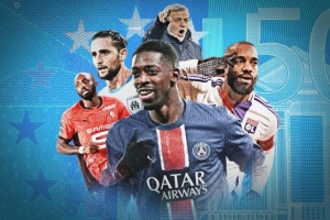 法甲球员工资：登贝莱月薪150万欧居首，巴黎包揽前12