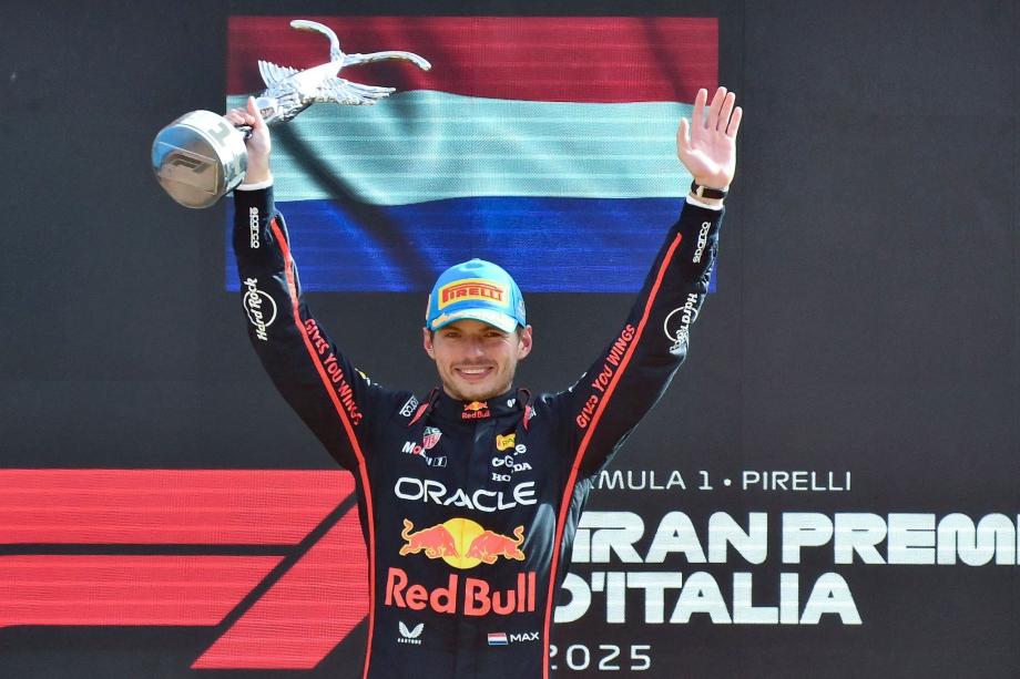 F1意大利站:维斯塔潘杆位夺冠 收获赛季第三胜